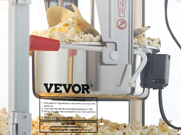 Electric Popcorn Maker Commercial Popper Machine Automatic