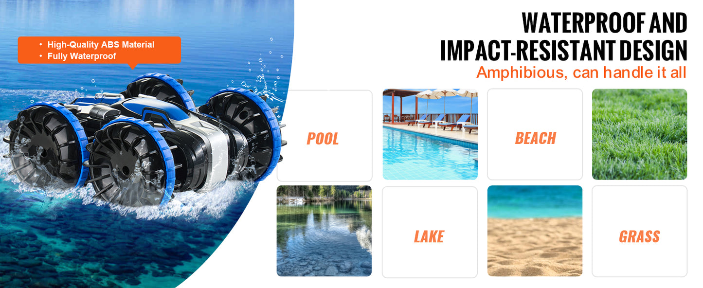 Amphibious RC Car Boat Electric Remote Control