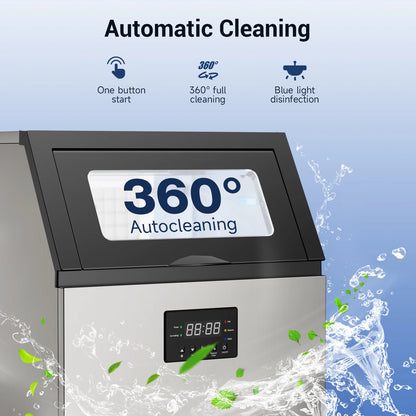Commercial Ice Maker Machine Stainless Steel