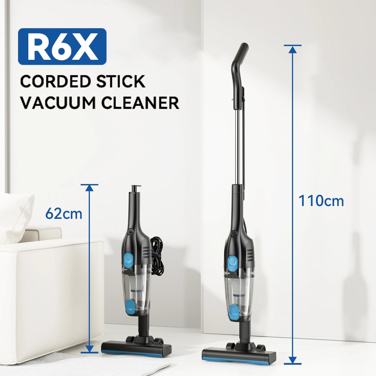 Corded Vacuum Cleaner Extra Long Cord
