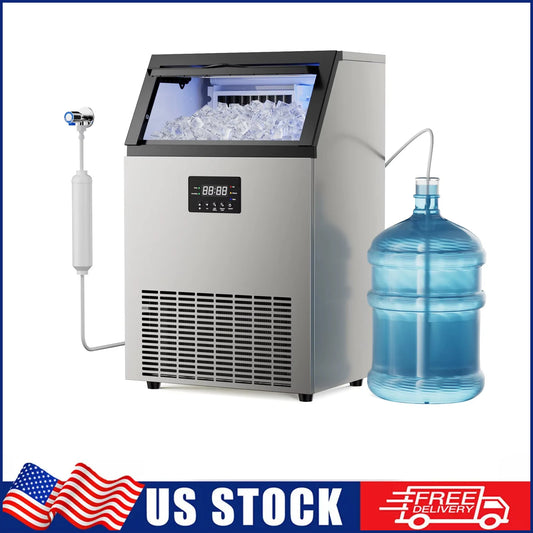 Commercial Ice Maker Machine Stainless Steel