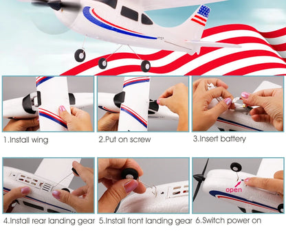P707G 2.4G 3D/6G RC Airplane With Gyroscope