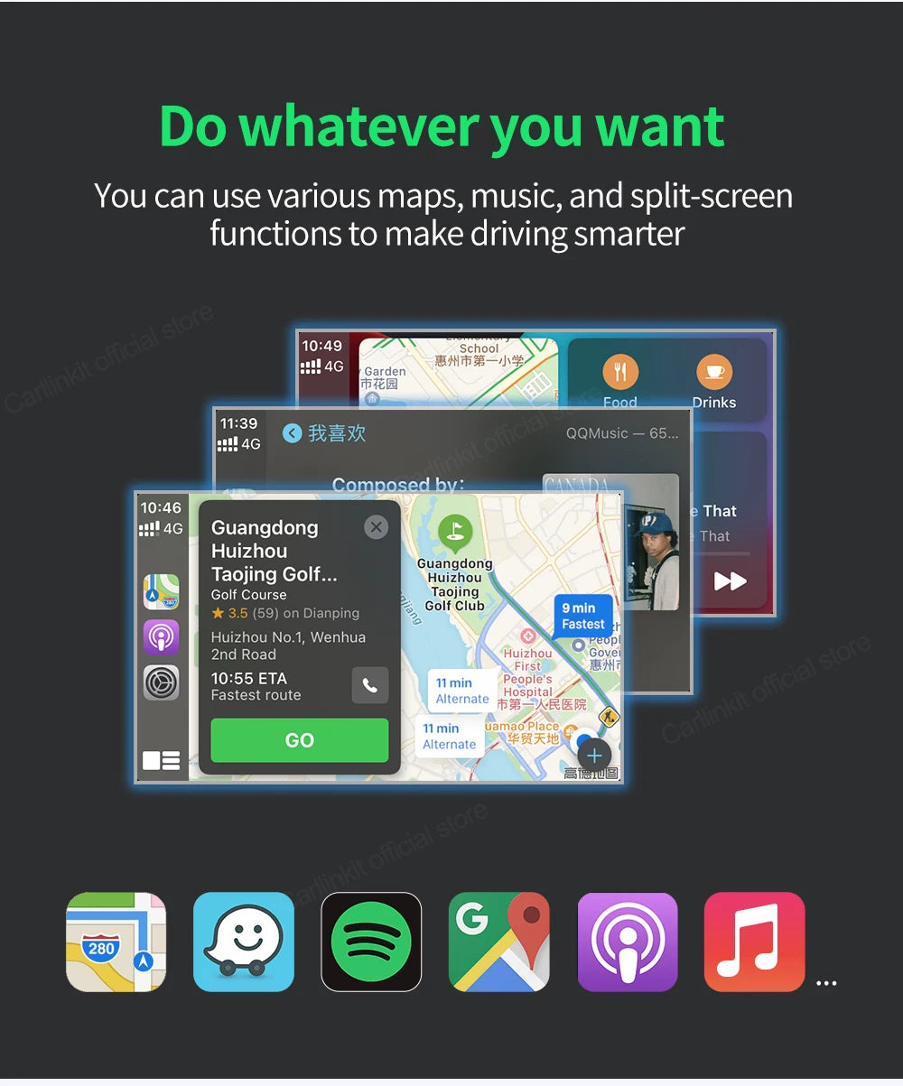 CarlinKit USB Wired/Wireless CarPlay Dongle