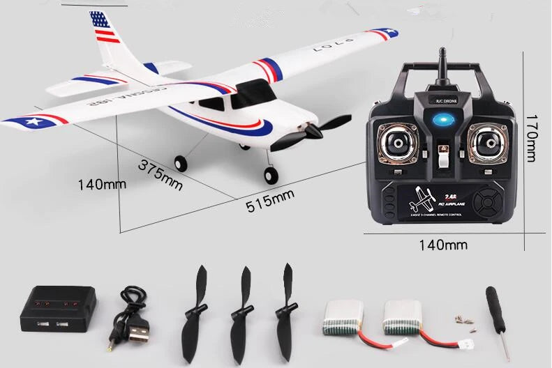 P707G 2.4G 3D/6G RC Airplane With Gyroscope