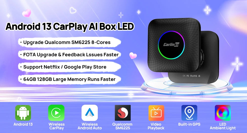 CarlinKit USB Wired/Wireless CarPlay Dongle