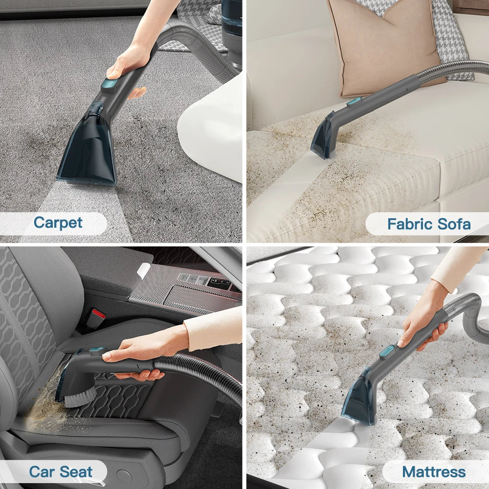 PrettyCare PC808 Cordless Carpet&Spot Vacuum Cleaner