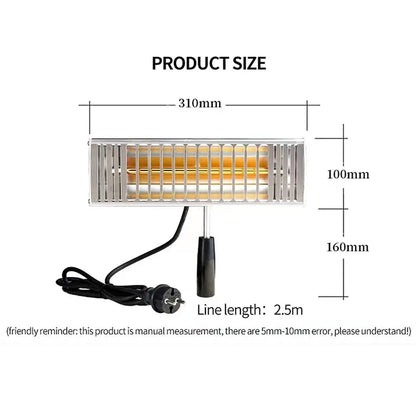 DATOUBOSS Portable Infrared Paint Curing Lamp 1000
