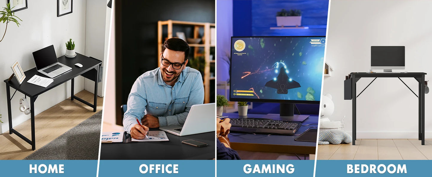 JHK Computer Desk Writing Study Office Gaming