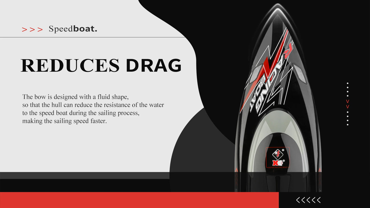 RC Boat 2.4Ghz High Speed Racing Ship
