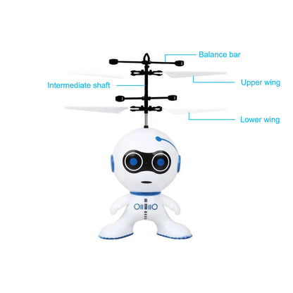 RC Airplane Infrared Induction USB Charging Plastic
