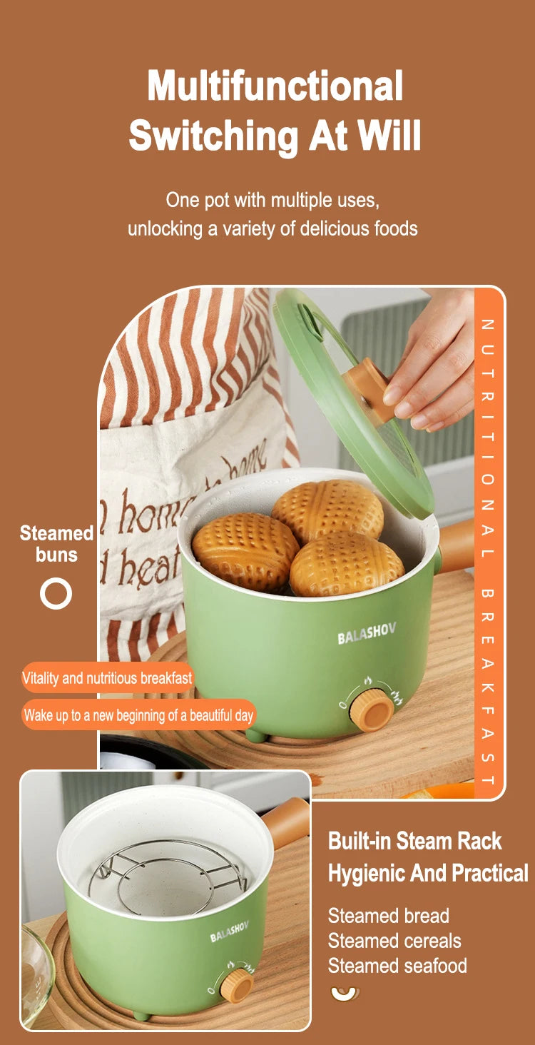 220V/110V Electric Rice Cooker Multifunctional Stew Pan