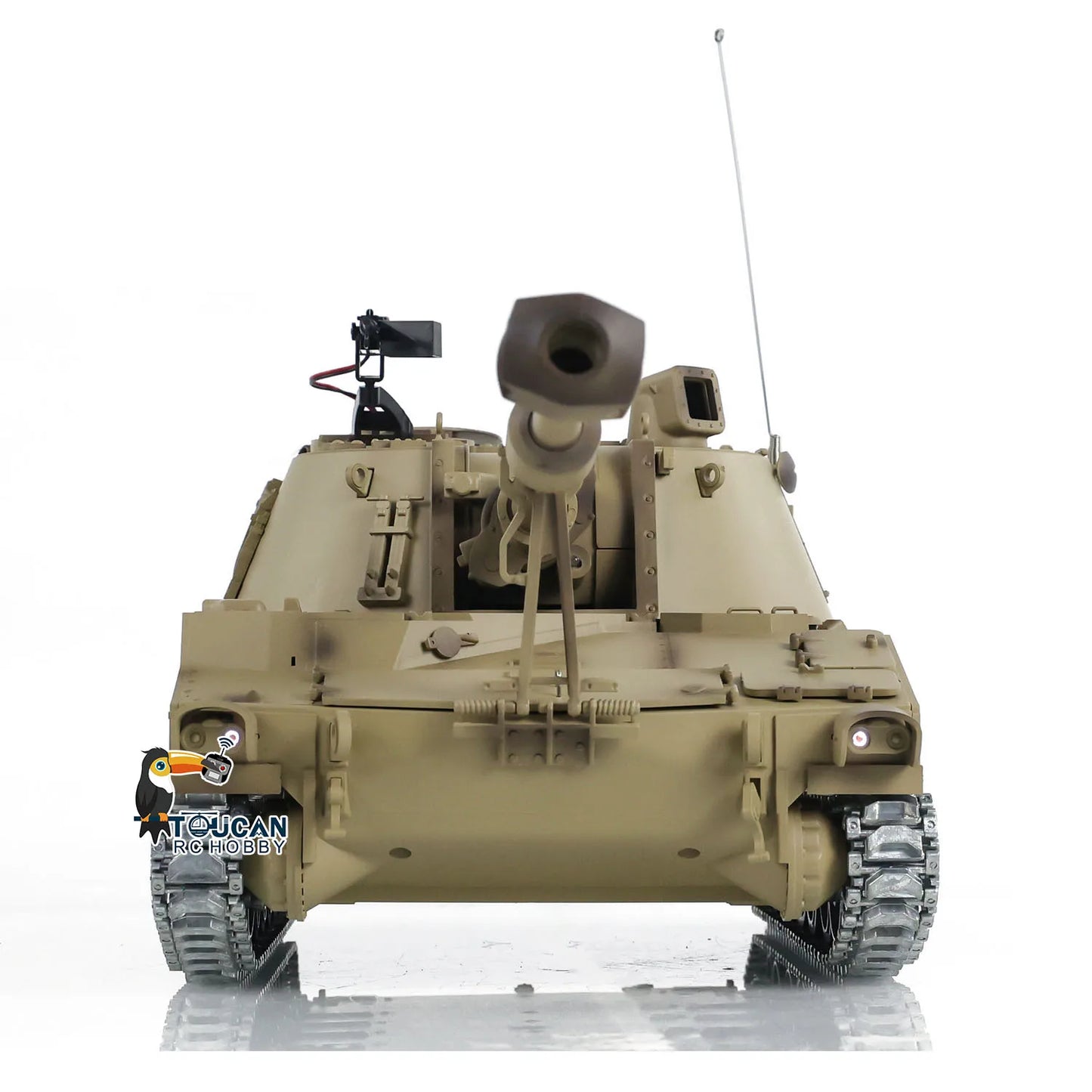 RC Military Tank Howitzer Metal Wheels