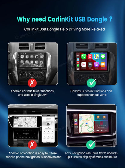 CarlinKit USB Wired/Wireless CarPlay Dongle