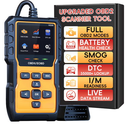 Professional OBD2 Scanner Diagnostic Tool, Check Engine