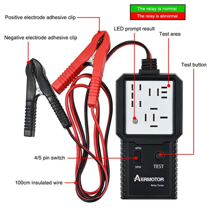 Aermotor 12-24V Car Relay Tester Electronic