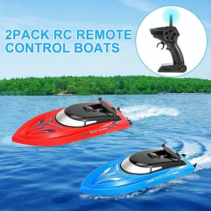 2Pack RH701 RC Battery Boat 2.4Ghz 2