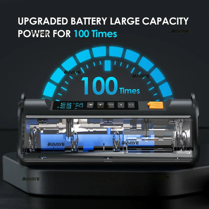 BUVAYE Car Jump Starter Air Pump Outdoor