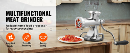 Manual Meat Grinder 304 Stainless Steel Hand