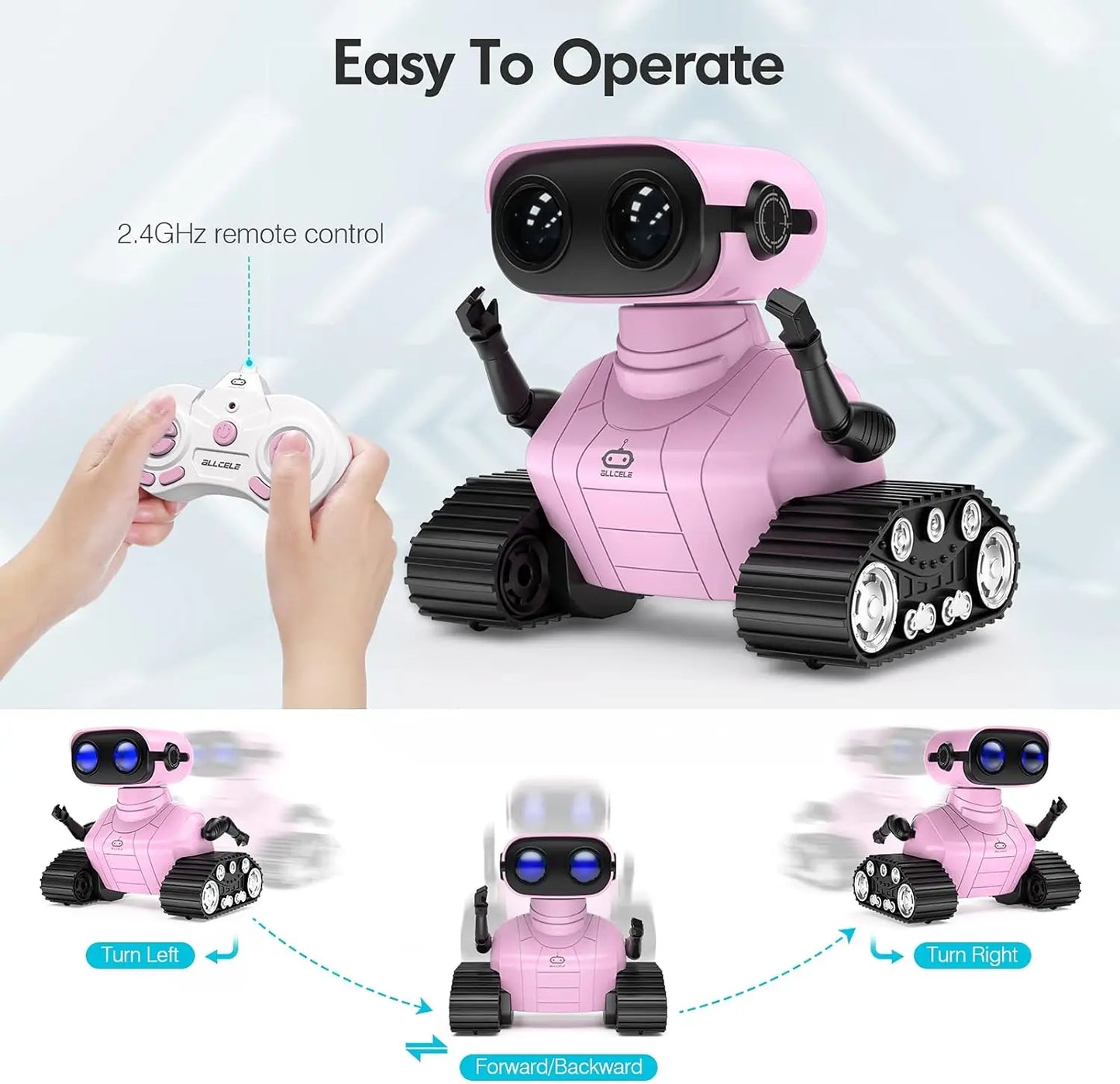 Girls Robot Toy, RC Robot for Kids