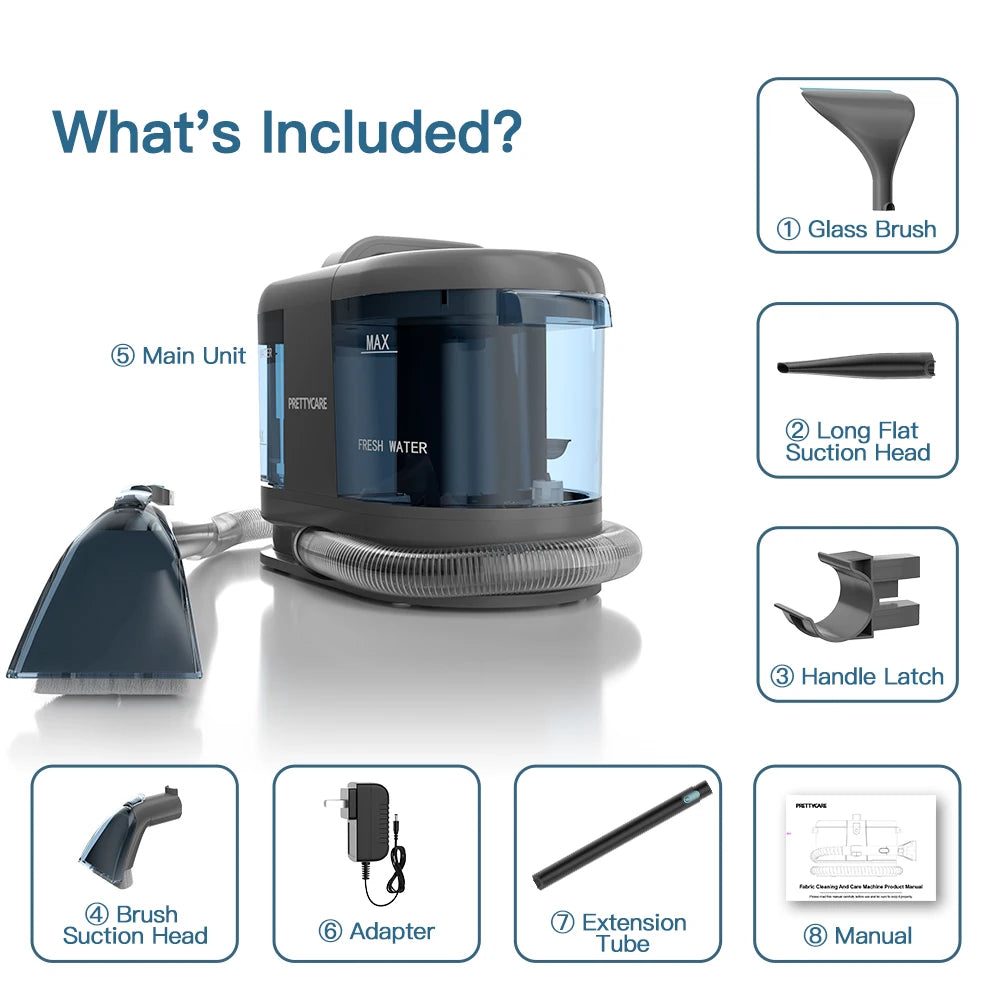 PrettyCare PC808 Cordless Carpet&Spot Vacuum Cleaner