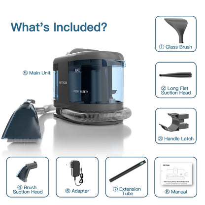PrettyCare PC808 Cordless Carpet&Spot Vacuum Cleaner