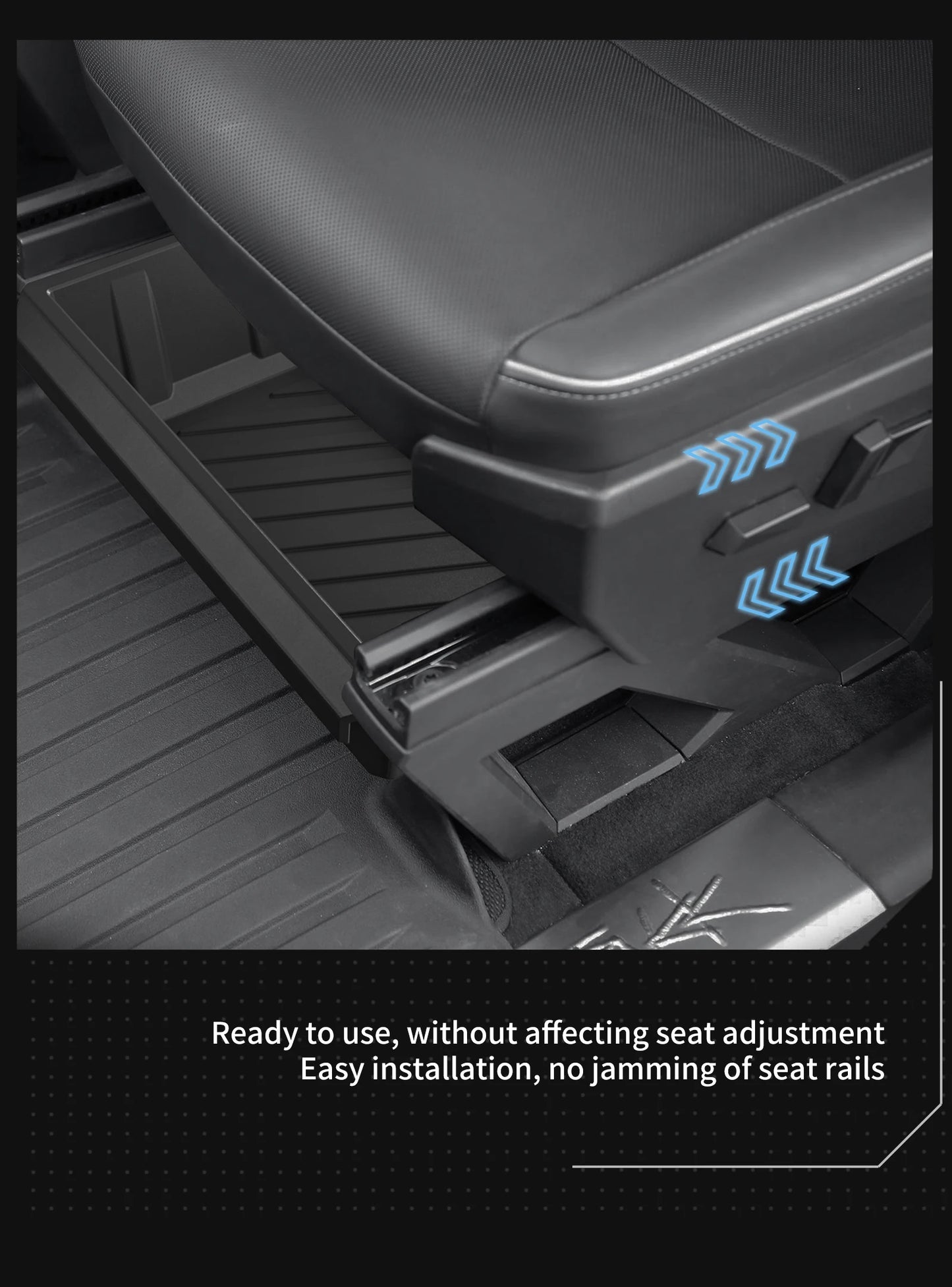 for Tesla Cybertruck Under Seat Storage Box