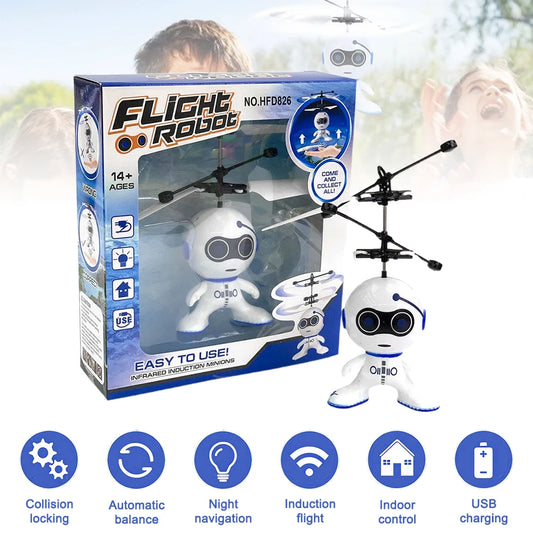 RC Airplane Infrared Induction USB Charging Plastic