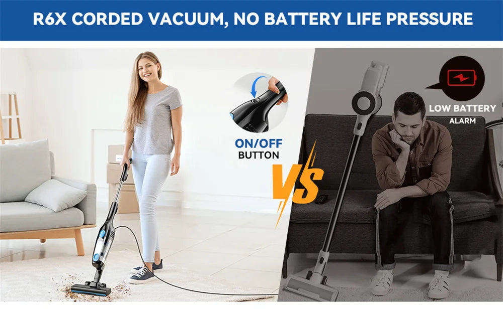 Corded Vacuum Cleaner Extra Long Cord