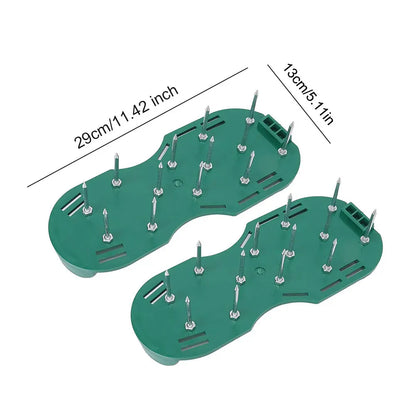 2pcs Universal Lawn Aerator Shoes with Adjustable Strap