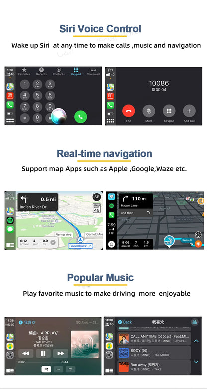 CarlinKit USB Wired/Wireless CarPlay Dongle