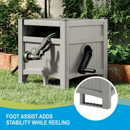 100-foot Hose Hidden Reel