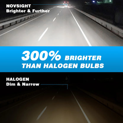 NOVSIGHT LED Headlight Bulbs 2PCS 9005 2PCS H11