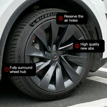 4PCS Wheel Cover 20 Inch for Tesla Model Y