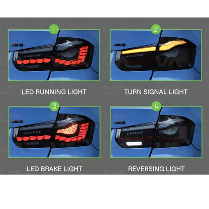 For BMW 3 Series F30 F35  F80 Car LED Tailligh