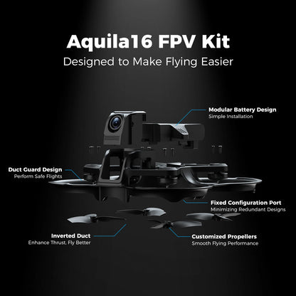 Kit Brushless Racing Drone Professional Quadcopter Indoo