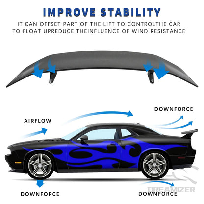 47" Universal Car Racing Rear Trunk Spoiler Sedan