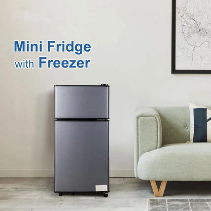Mini Fridge with Freezer, 2.9 Cu.Ft Energy Saving