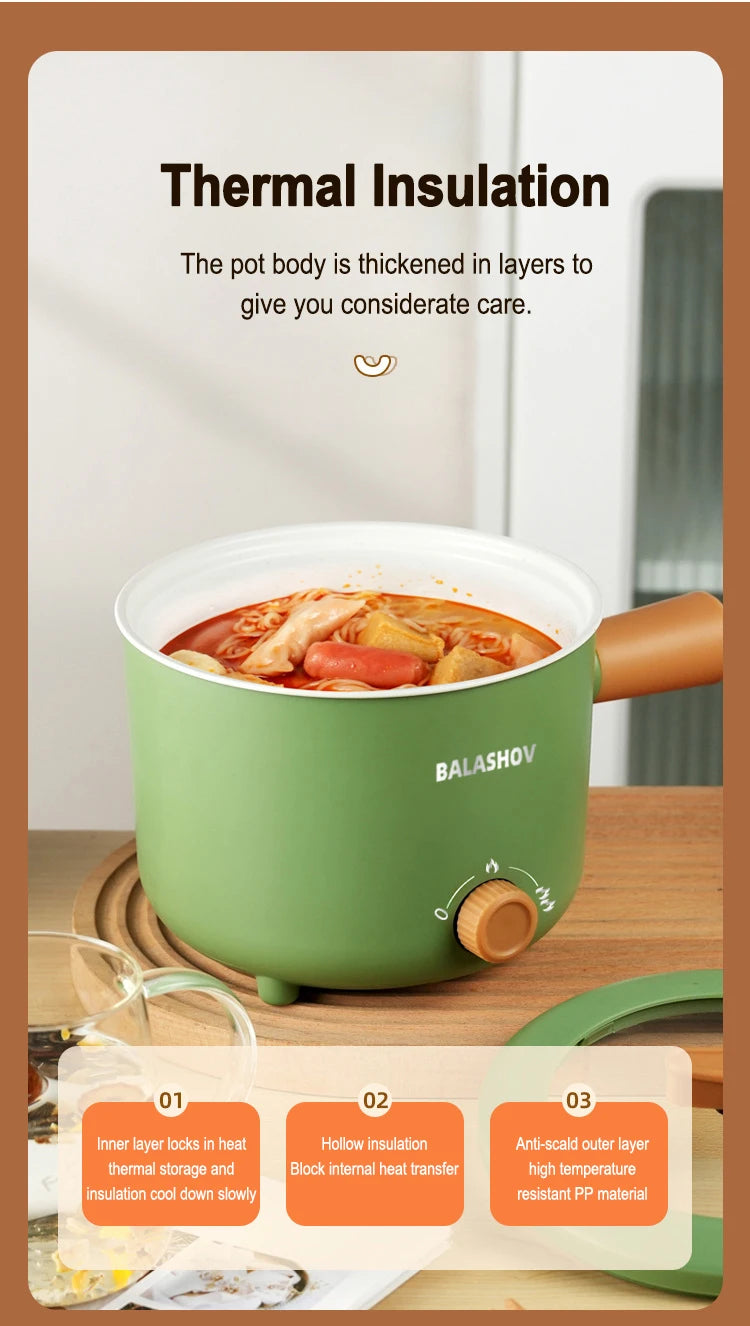 220V/110V Electric Rice Cooker Multifunctional Stew Pan