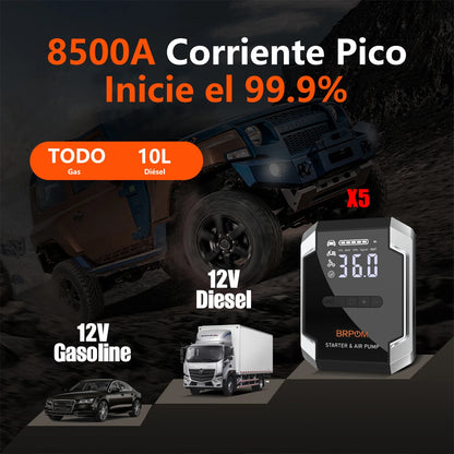 Portable Car Starter with Air Compressor