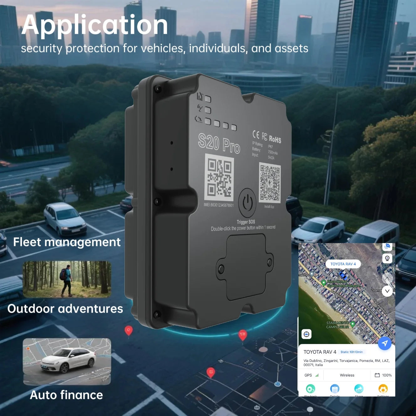 Wholesale Hidden 4G GPS Tracker 5M Accuracy Real Tracking