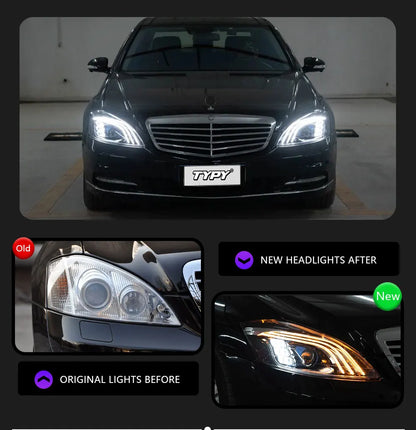 TYPY Car Lights For Mercedes W221 Headligh