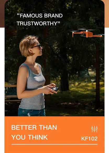 Drone with Dual Camera 2-Axis Gimbal Optica