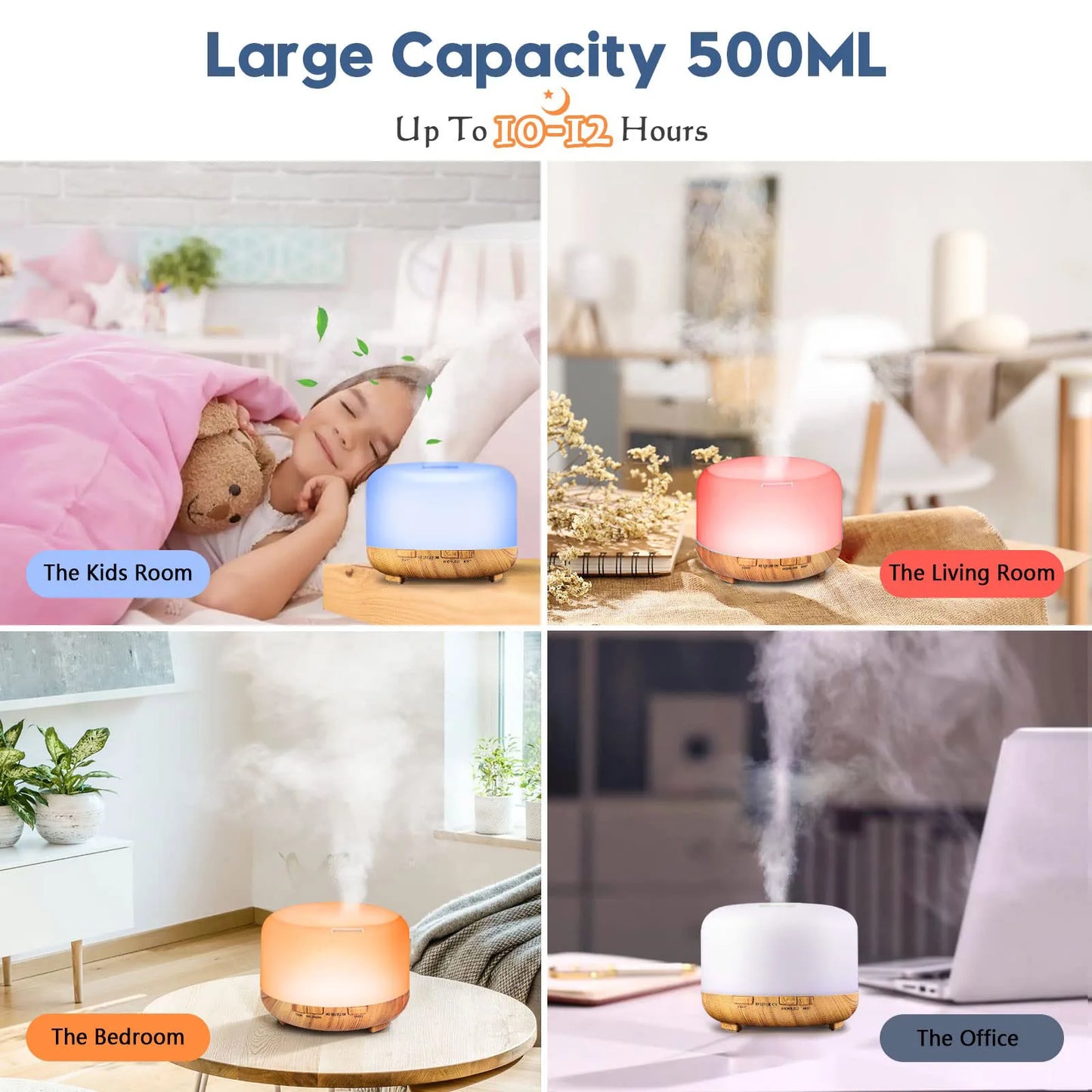 500ML Aromatherapy Oil Diffuser