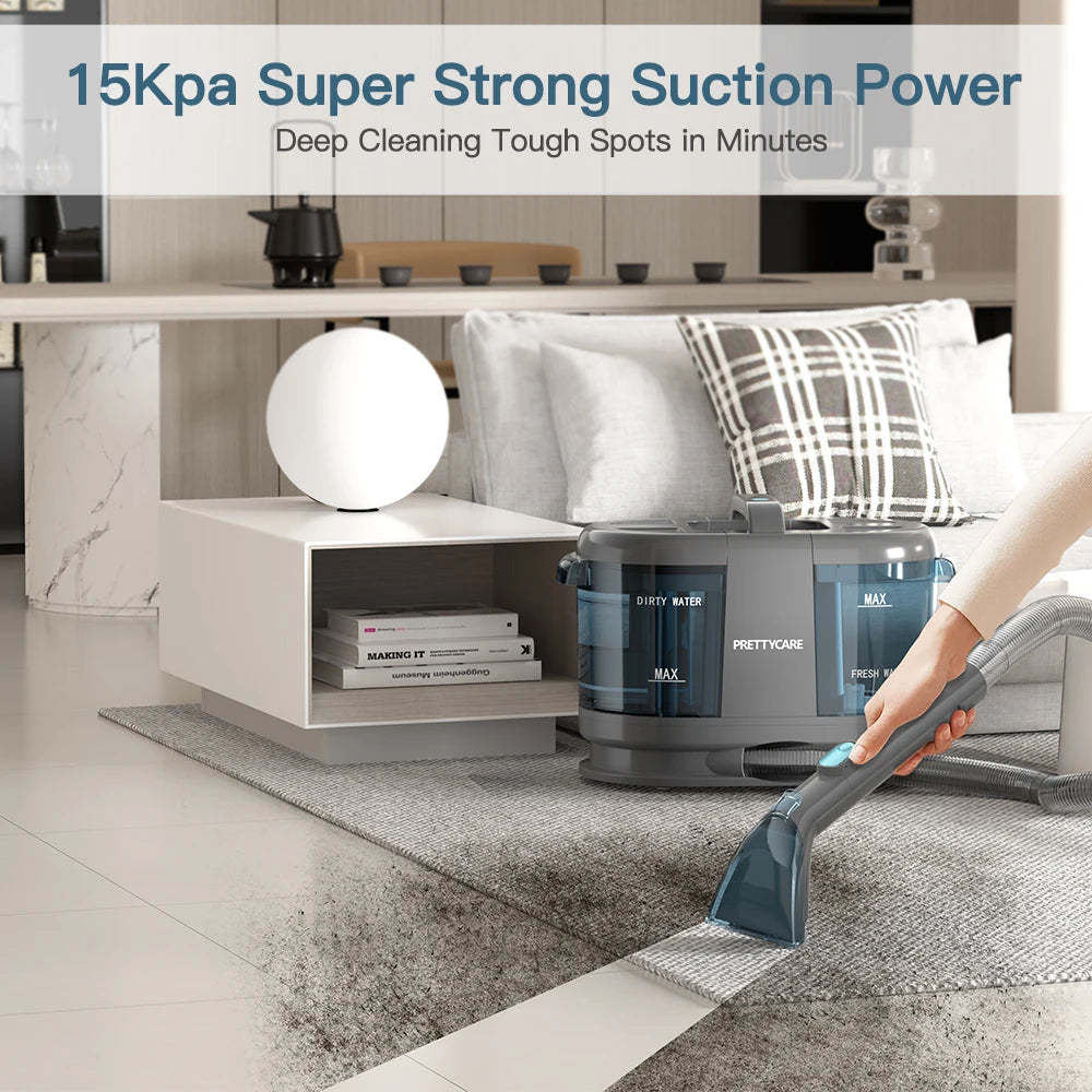 PrettyCare PC808 Cordless Carpet&Spot Vacuum Cleaner