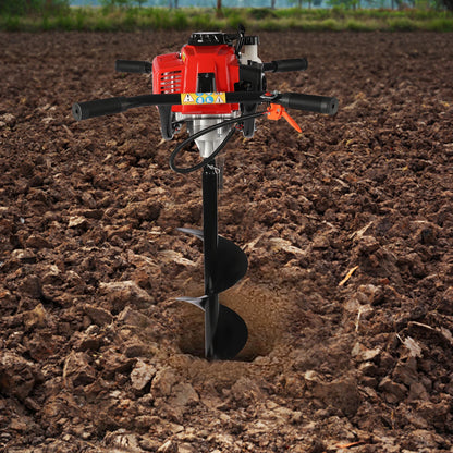 63cc Post Hole Digger 2-stroke Gasoline Earth Auger