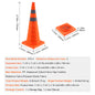 SucceBuy Safety Cones 2/4Pack 18/28inch Collapsible Traffi