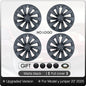 4PCS Wheel Cover 20 Inch for Tesla Model Y