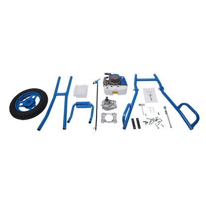 Earth Burrowing Blue with 2 Stroke WheeL