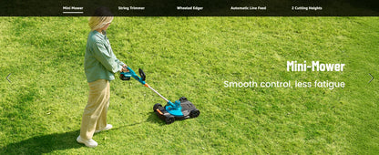 Seesii Electric String Trimmer Leaf Blower Combo