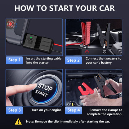 12V Car Jump Starter Automatic Battery Booster Charger